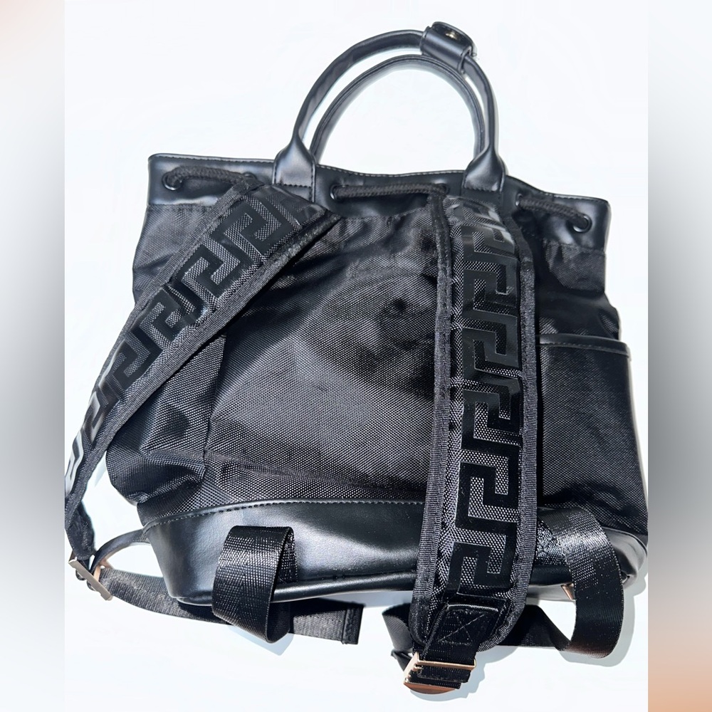 Versace Perfume Black and Gold Backpack - Picture 2 of 6